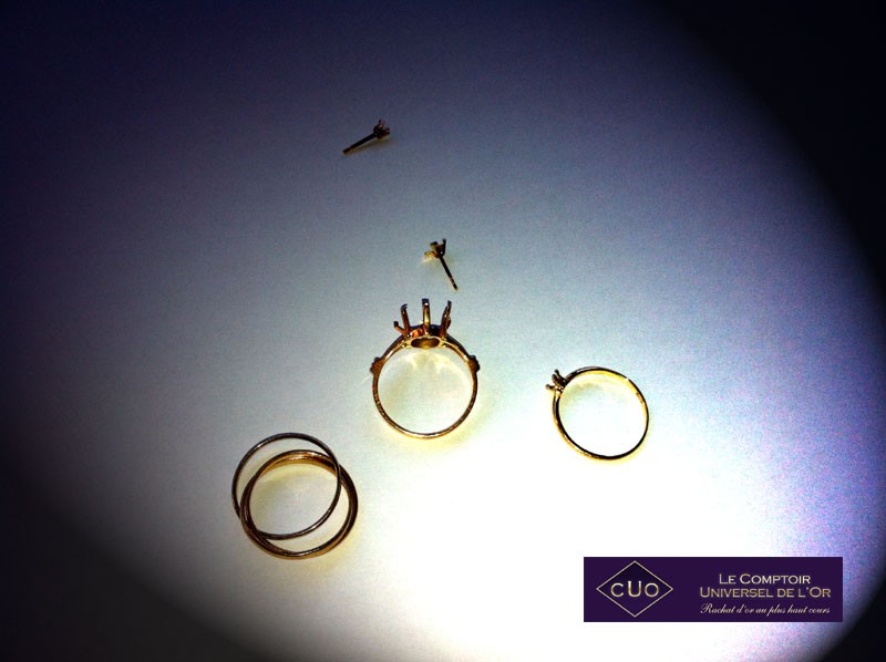 Pourquoi couper les bijoux en or et argent avant recyclage?