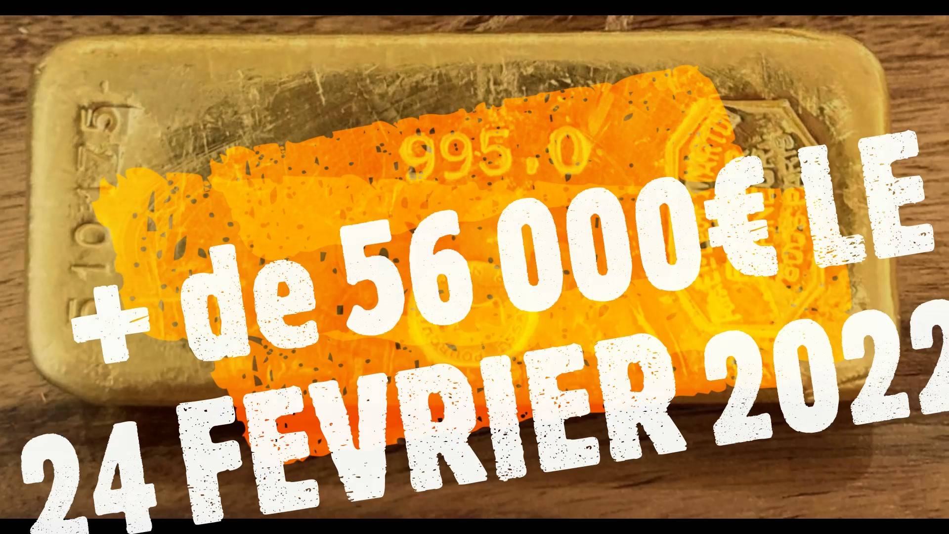 PRIX DE L'OR ENCORE EN AUGMENTATION FIN FEVRIER 2022 par le Comptoir Universel de l'Or