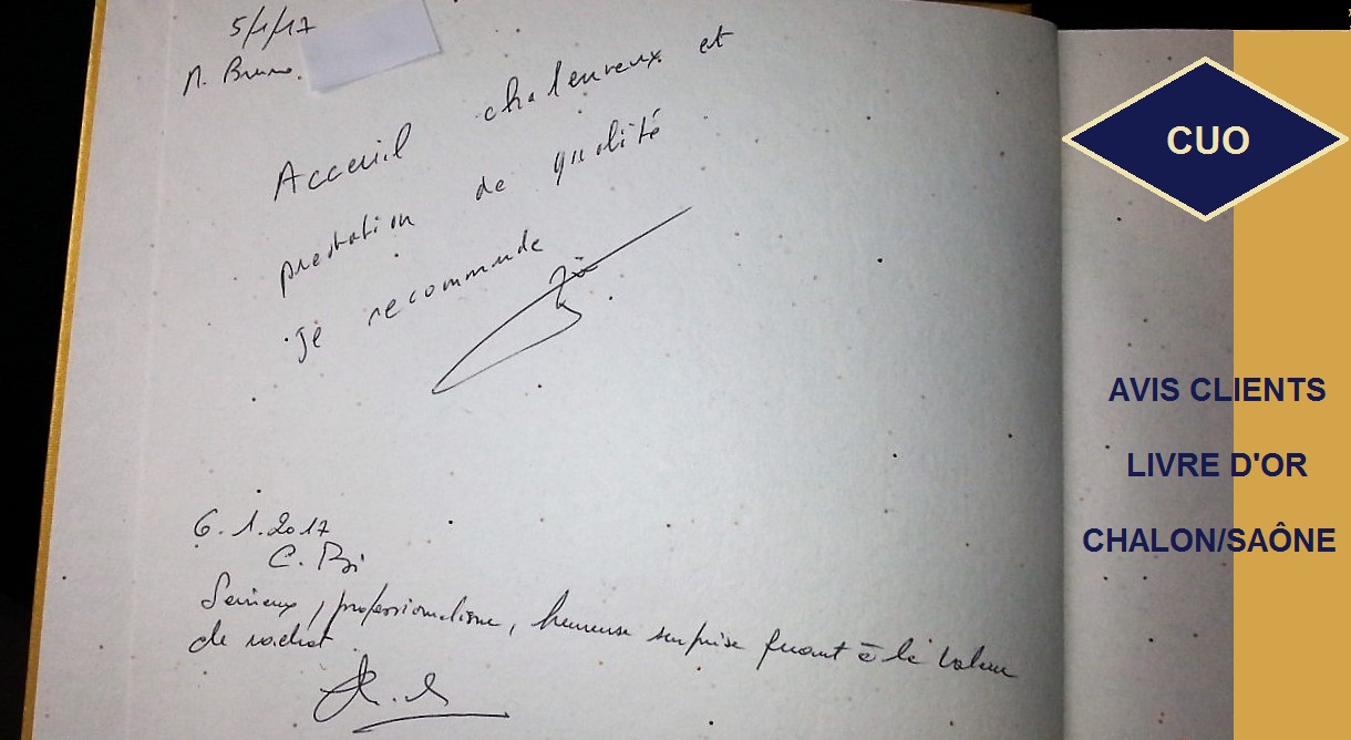 avis clients comptoir universel de l'or Chalon