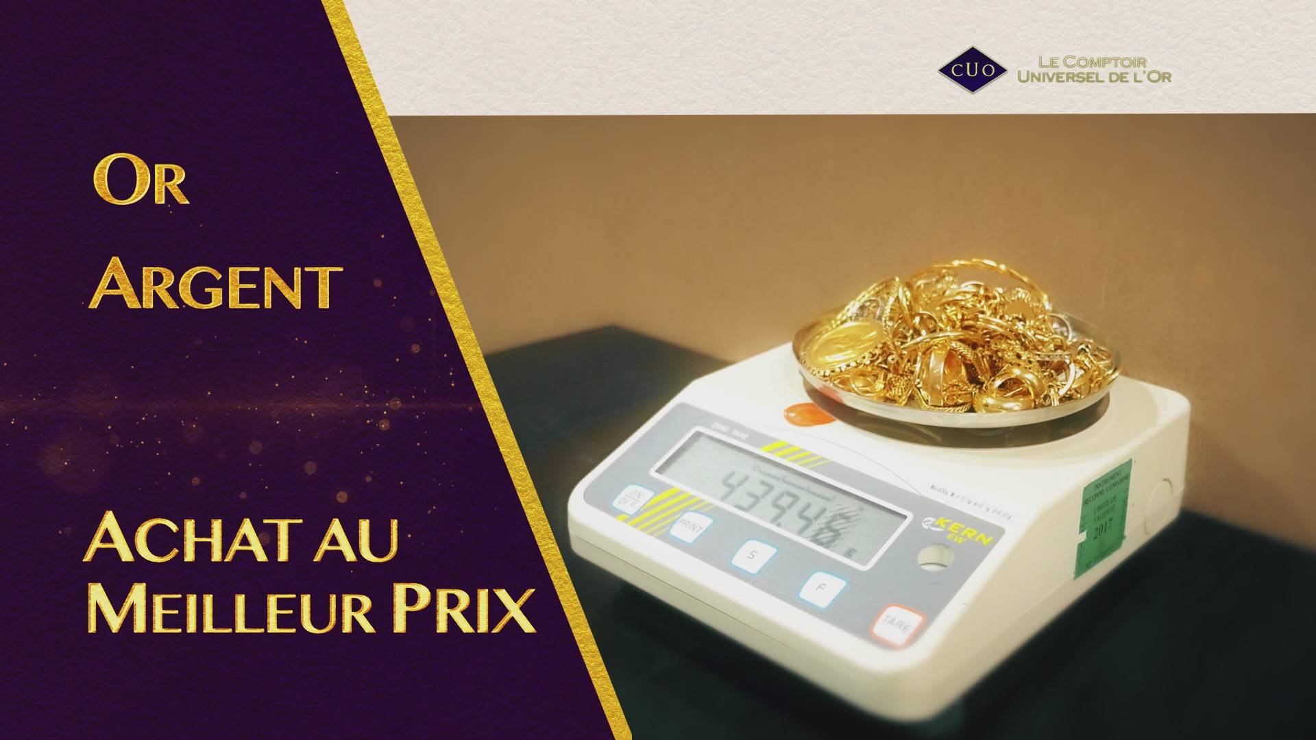 Le  Comptoir universel de l'or propose le meilleur prix de rachat d'or des Hautes Alpes