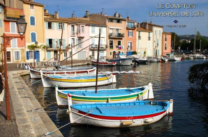 En bateau le jeudi, pour rejoindre le CUO rachat d'or Martigues 