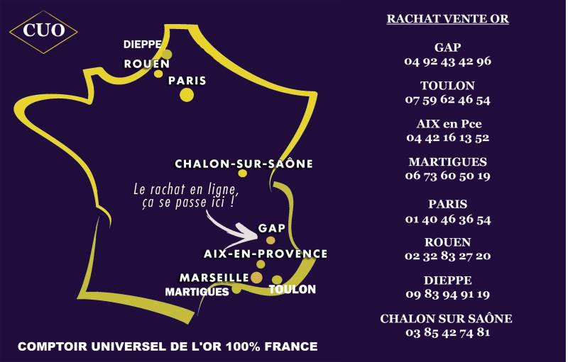 Le Comptoir Universel de l'Or est-il une entreprise 100% française?