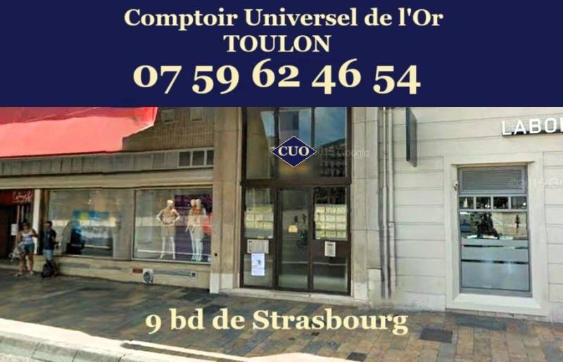 Où se trouve le Comptoir Universel de l'Or Toulon?