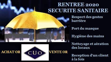 achat d'or sécurisé et en toute quiétude sanitaire