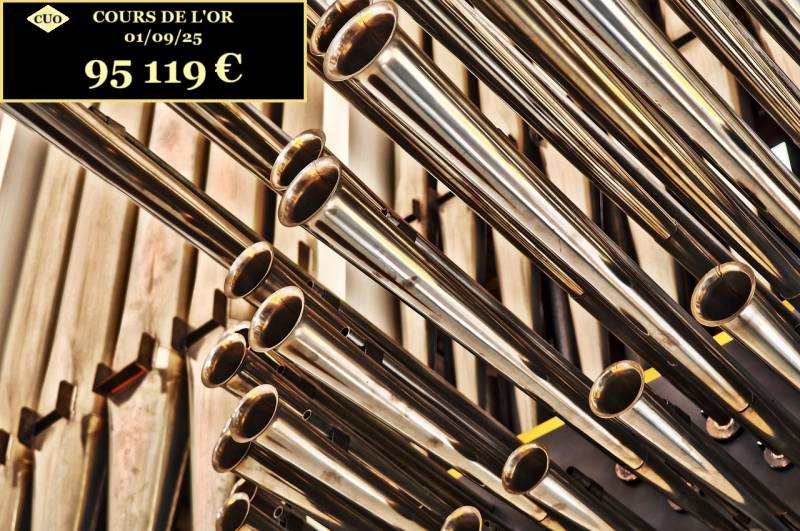  COURS DE L'OR, CE 1ER SEPTEMBRE 2025