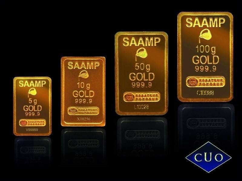 vente lingotin et lingot d'or Comptoir Universel de l'or