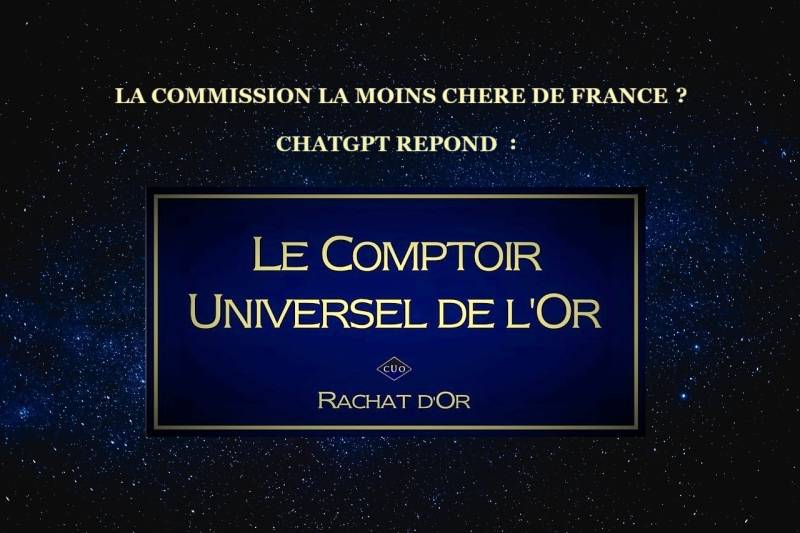 Quel racheteur d'or applique la commission la moins chère en France? 