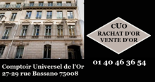 Notre zone d'activité pour ce service Rachat d'or 18 carats prix au gramme