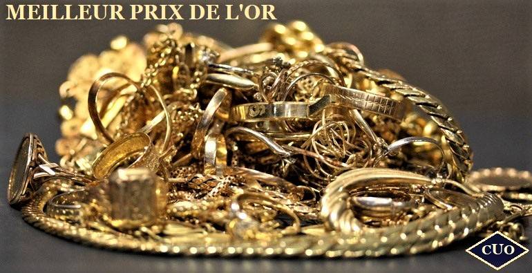 Record du prix de rachat d'or 18 carats au Comptoir Universel de l'Or 