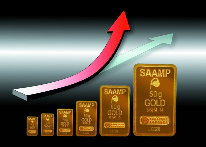 bilan du cours de l'or pour l'année 2012