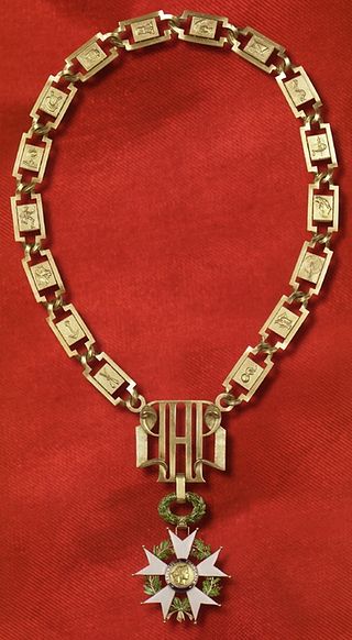 Le collier de l'ordre de la légion d'honneur dans l'actualité, par les comptoirs d'achat d'or Mâcon et Chalon sur Saône