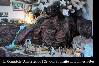 Les comptoirs d' achat et vente Or Amiens Rouen décorent le sapin de Noël